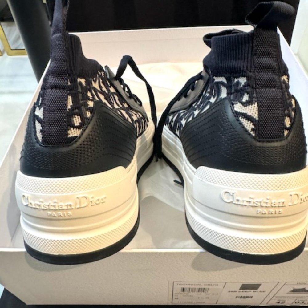 DIOR Walk'n'Dior Sneaker  Size 12 Deep Blue - Picture 4 of 9